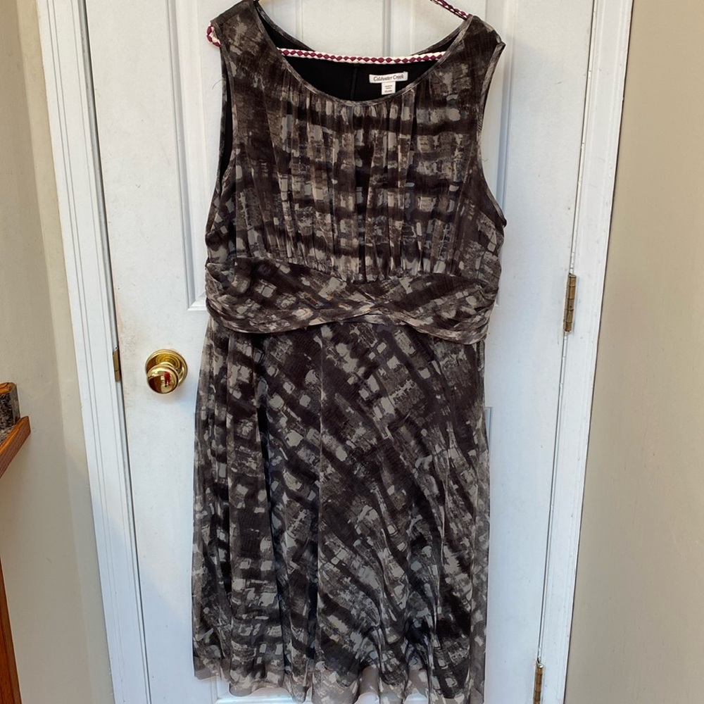 Sleeveless Sheer Fabric Dress - Picture 1 of 4